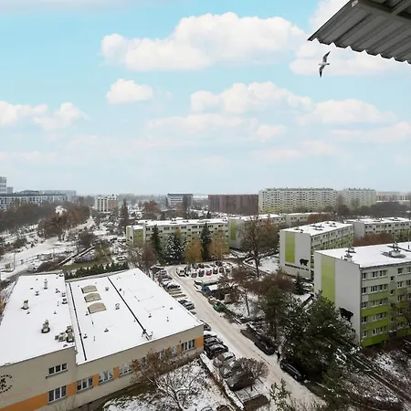 10Th Floor Apartment With A Nice City View In Wroclaw By Noclegi Renters Exterior foto
